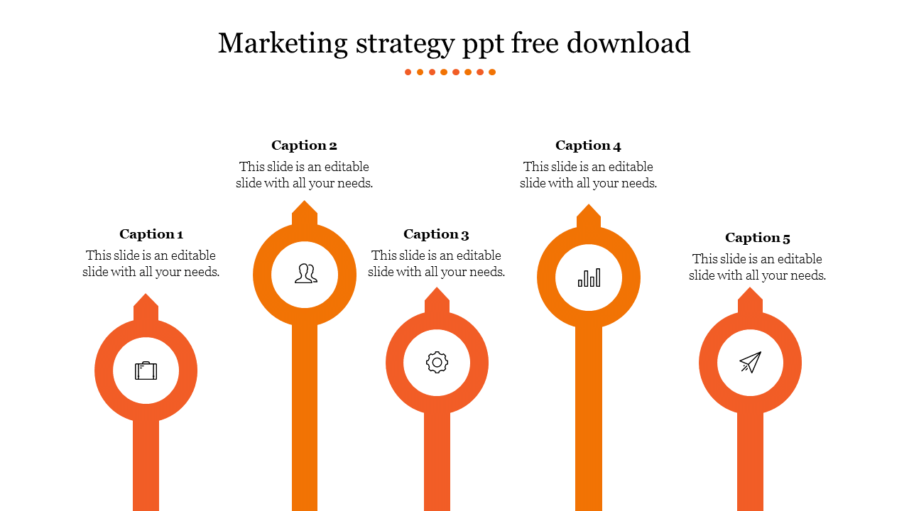 Free - Creative Marketing Strategy PPT Free Download Slides